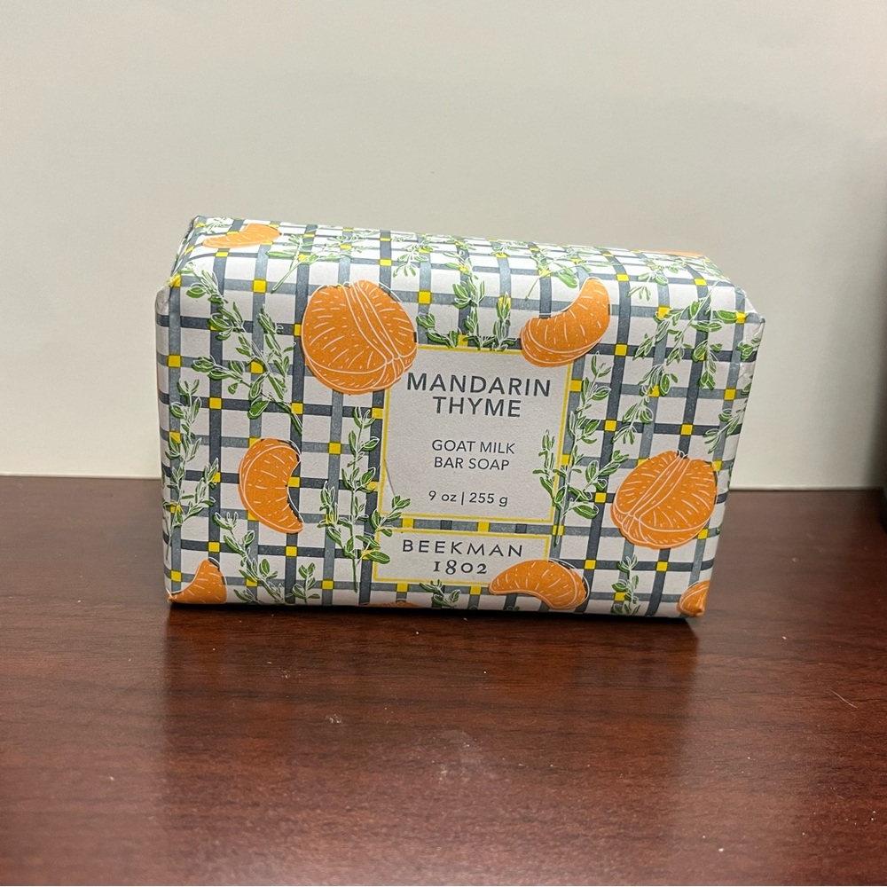 Beekman 1802 Goat Milk Soap Mandarin Thyme 9oz